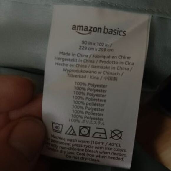 Amazon Basics Polyester Sheet Set - Picture 2 of 2
